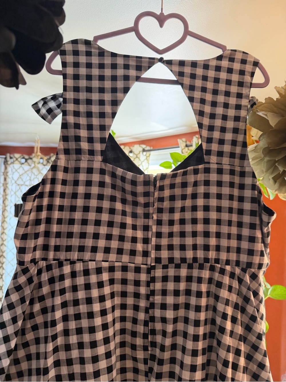 Retro chic Torrid Black and White Gingham Dress - Picture 2 of 5